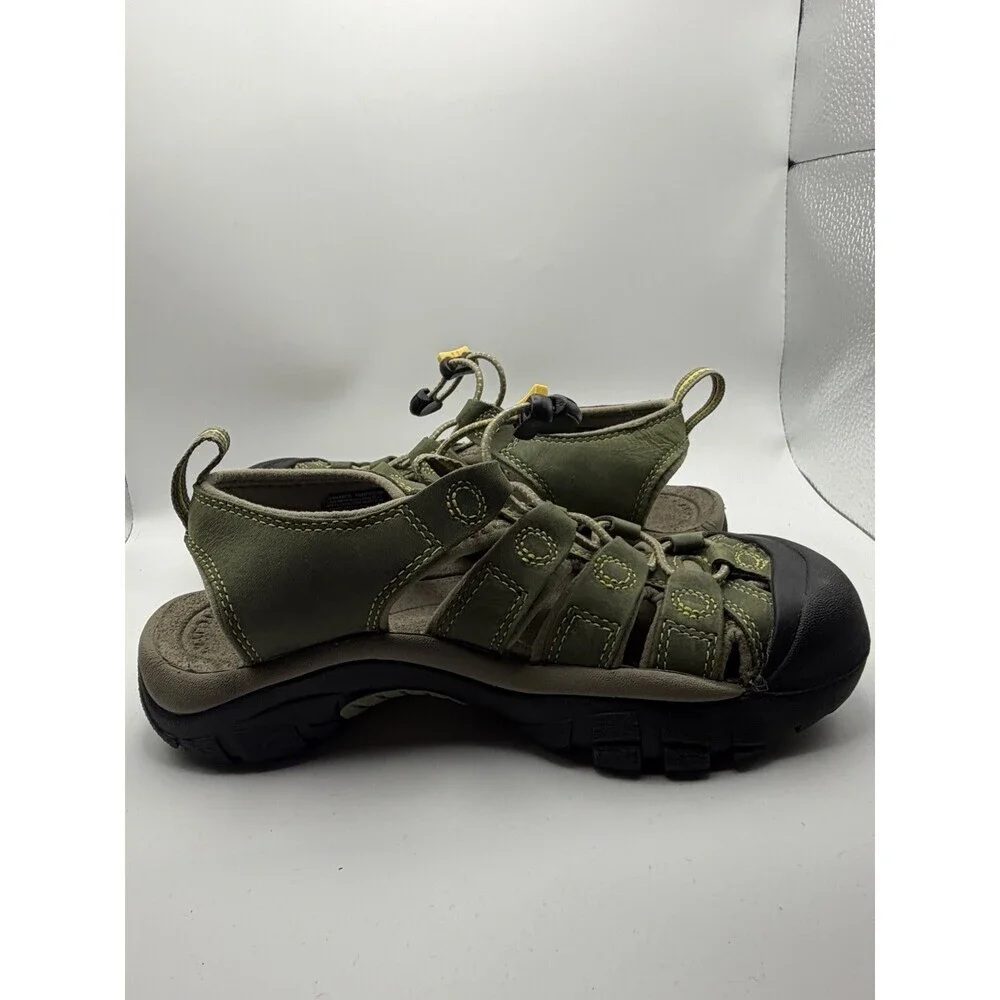 Keen Newport H2 Water Sandals Boys Size 6 Green/Yellow